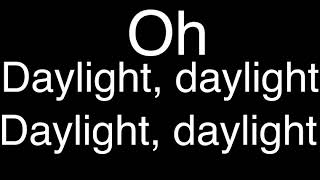 Skillet - Stay Til The Daylight (Lyrics)