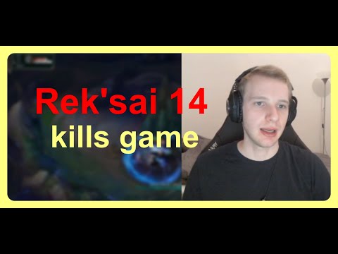 Jankos playing an insane 14 kills Rek'sai game../ Jankos Stream Highlight