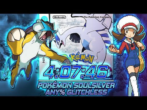 (4:07:46) Pokémon SoulSilver Any% Glitchless Speedrun [3:55 IGT] | Retrotato
