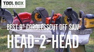 Best 9-Inch Cordless Cut Off Saw ~ Head-2-Head