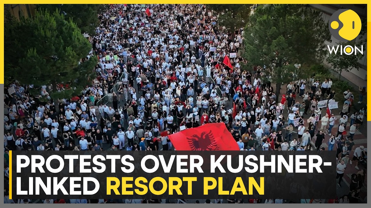 Albania Protests: Albania Witnesses Huge Rally Against $1.6B Kushner Coastal Project | WION