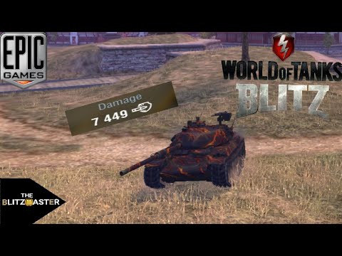 STB-1  :  7449 damage 5 kills  -WoT Blitz-