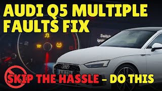 Audi Q5 Fault Codes Cleared | AdBlue, P0237 Boost Sensor & DPF Cleaning Explained