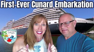 First Cunard Cruise on Queen Elizabeth | Day 1 Vlog Embarkation