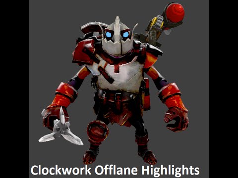 * AGGRESSIVE Clockwerk Offlane * Dota 2 Highlights