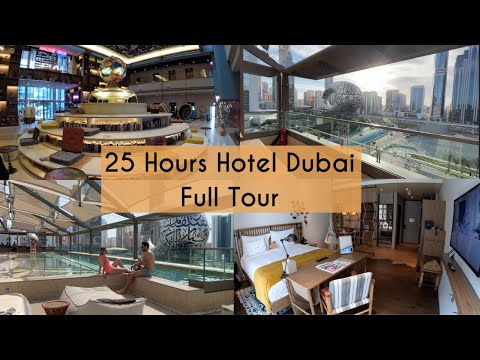 25 HOURS HOTEL ONE CENTRAL DUBAI - FULL HOTEL & ROOM TOUR | Kerry Whelpdale