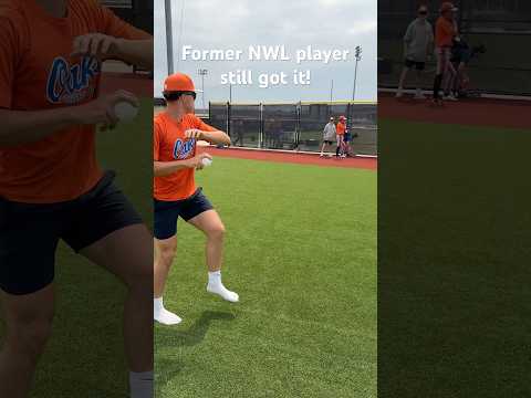 Former NWL player Drew Johnson showing off his filthy stuff!