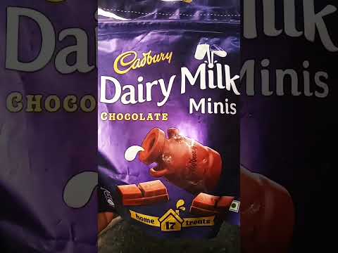 Opening of Chocolate minis #youtubeshorts #chocolate #chocolatelover #dairymilk #cadbury #shorts