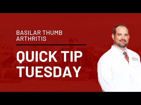 Basilar Thumb Arthritis
