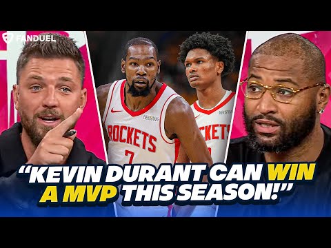 Kevin Durant Can Be MVP w/ Houston Rockets, Amen Thompson PG Experiment, & MONSTARS w/ Team Height!