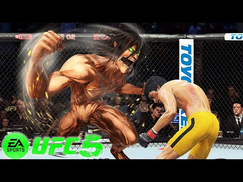 UFC5 Bruce Lee vs Eren Titan EA Sports UFC 5 - Best Battle