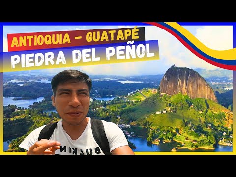 🪨 Peñón de Guatapé, la PIEDRA más GRANDE de Colombia | 🌄 Subiendo la Piedra del Peñol de Antioquia.
