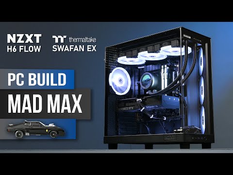 Gaming PC Build - NZXT H6 Flow Full RGB - MAD MAX Interceptor | Core i5 14500, RTX4070, ASUS TUF