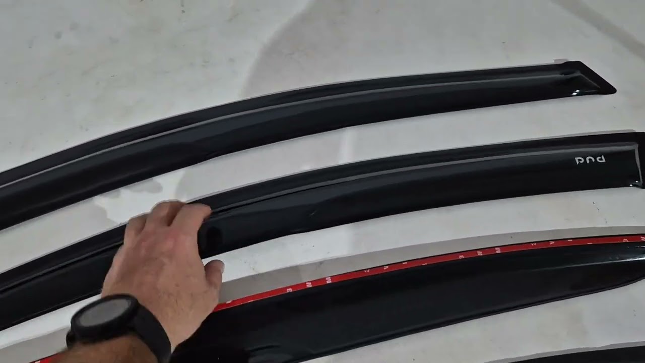 Hyundai Elantra (CN7) 2020- рр. Вітровики (4 шт., DPT) Video 1