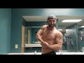2 workouts a day trained chest twice - post workout bodybuilding men's physique classic physique
