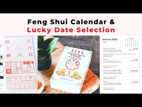 Lucky date selection with a Feng Shui calendar