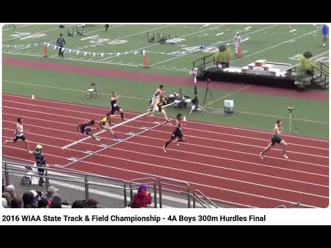 2016 WIAA Track and Field State Championships - 4A Boys 300m Hurdles Final