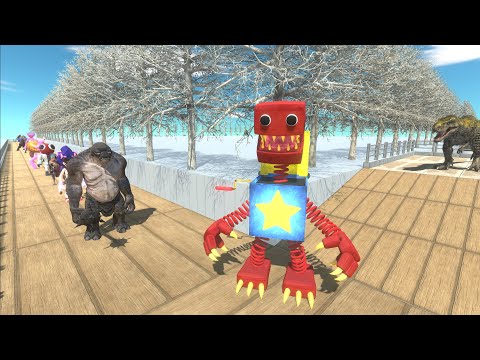 BOXY BOO SKY DESERT ISLAND DEATH RUN - Animal Revolt Battle Simulator