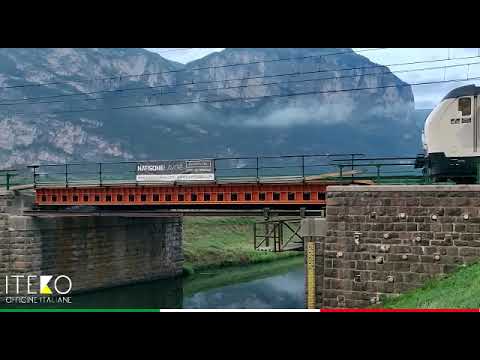 Travi di sostegno provvisorie per binari ferroviari. Iteko per Natisone