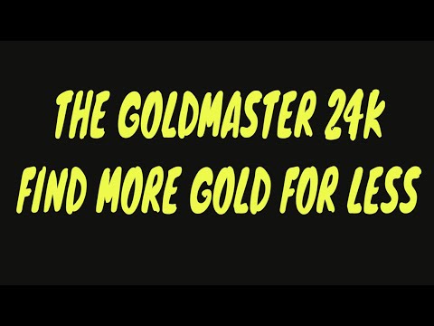 The Garrett Goldmaster 24K is an outstanding gold detector for less money