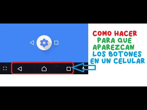 no aparecen los botones de navegación en mi celular LG / solución