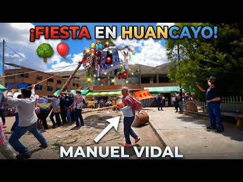 ¡MANUEL VIDAL LLEGÓ A HUANCAYO! 🎁 REGALANDO PELOTAS Y SHO 🎈