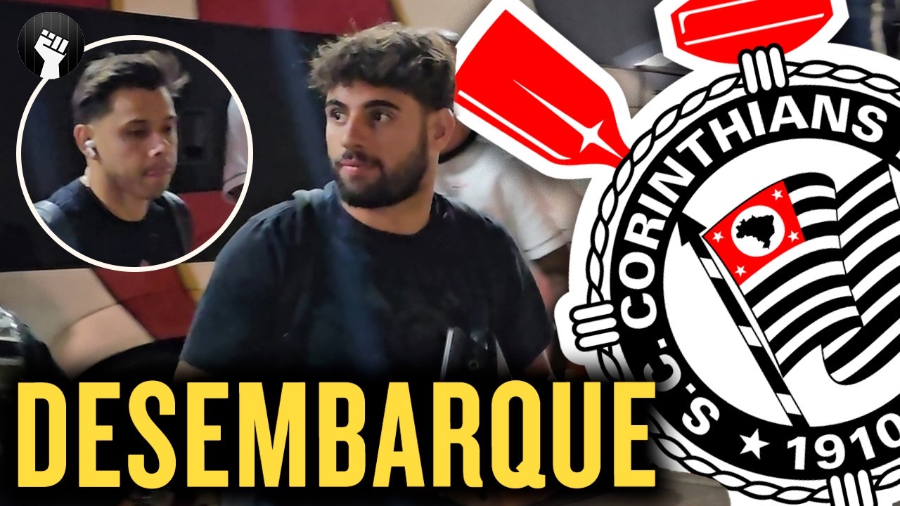 DESEMBARQUE DO CORINTHIANS EM RIO PRETO PARA DUELO CONTRA O NOVORIZONTINO PELO PAULISTÃO 2025