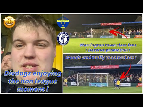 Warrington town 4-1 Matlock town Matchday vlog *Wires demolish Matlock too go a step closer!*