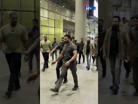 Bigg Boss Salman Khan arrives at the airport in high security | Salman Khan Bodyguard Shera