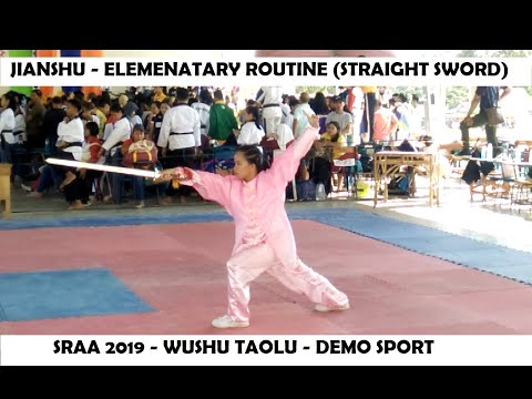 SRAA 2019 DEMO SPORT -WUSHU TAOLU - JIANSHU - ELEMENTARY ROUTINE - GOLD MEDALIST