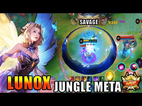 LUNOX JUNGLE IS A CRAZY META | LUNOX BEST BUILD 2023 | BUILD TOP 1 GLOBAL | MOBILE LEGENDS | MLBB