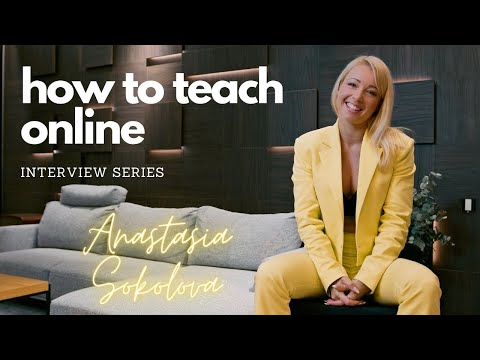 How to teach online - Anastasia Sokolovia interview - World's best pole dancer