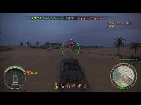 World of Tanks Console: Bottom tier in the SU-100 on Sand River - Night.