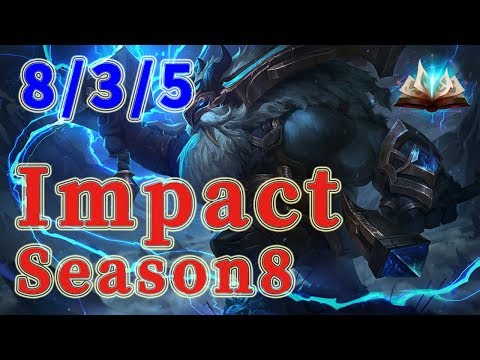 Team Liquid Impact Ornn TOP vs Darius Patch 8.19