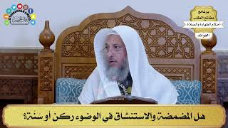 35 - هل المضمضة والاستنشاق في الوضوء ركن أو سُنّة؟ - عثمان الخميس