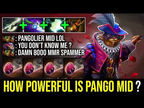 They Didn't Know He's a Top16 Rank, 25Kills Mid Pangolier Russian Spammer 8000 MMR EPIC Dota 2 7.21