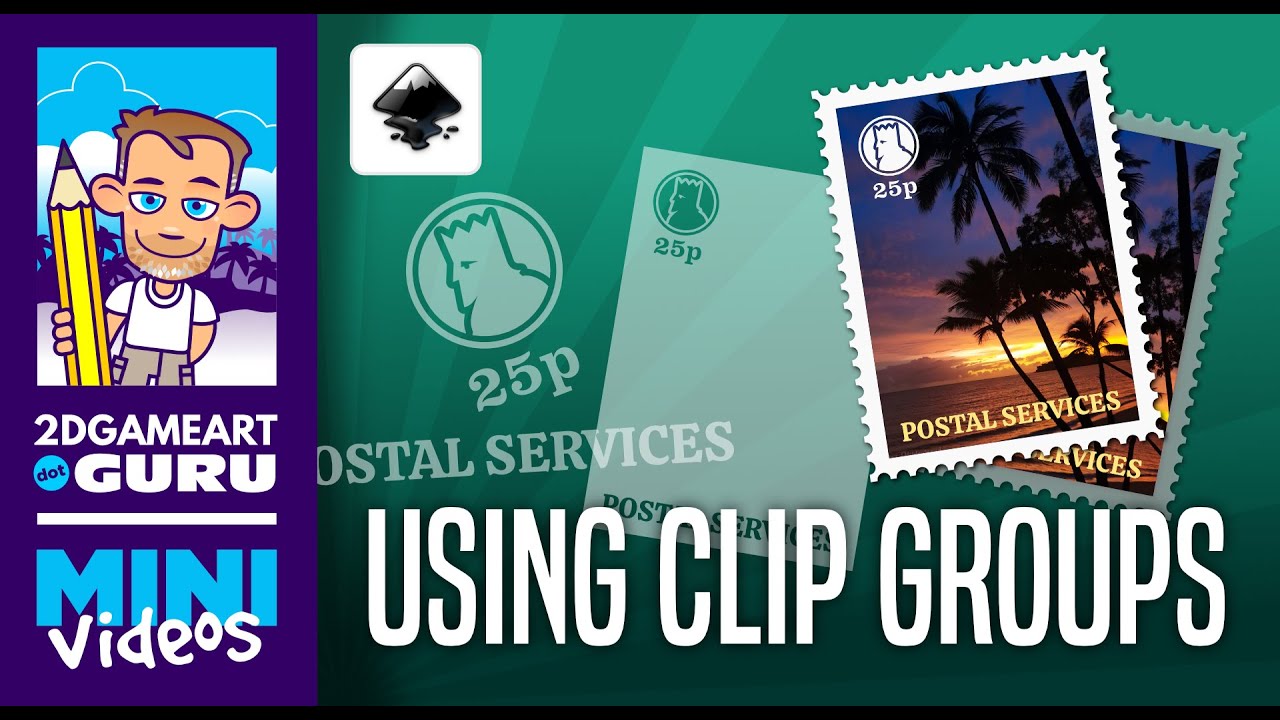 Inkscape Tutorial - Using Clip Groups