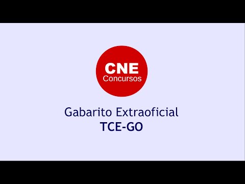 TCE-GO - Engenharia - Gabarito Extraoficial