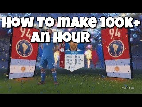 FIFA 18 WORLD CUP HOW TO MAKE UP TO 100K AN HOUR! EASY QUICK METHOD! + COIN GIVEAWAY WINNER!