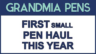 FIRST SMALL PEN HAUL THIS YEAR