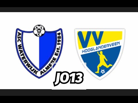 ASC Waterwijk JO13-2 - VV Hooglanderveen JO13-1