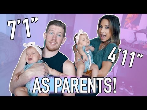 UPDATE: 7ft TALL GUY & 4ft TALL GIRL HAVE TWIN BABIES!