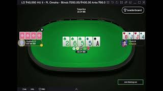 Giselle54 vs. Clickr 200/400 HU PLO (Cards Up Replay)