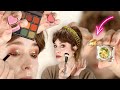 TRYING NEW MAKEUP VISEART DARK MATTES TRIXIE COSMETICS CREAM BLUSH DANESSA MYRICKS CHROME FLAKES