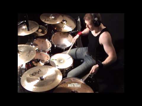 Arch Enemy Bloodstained cross drum cover
