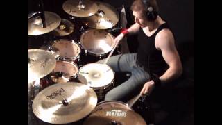 Arch Enemy Bloodstained cross drum cover
