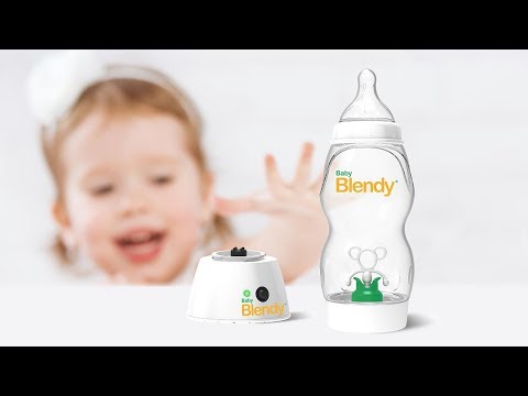 Baby Blendy, is a Rechargeable, Battery-Operated, Anti-Colic Portable Baby Bottle Blender that mixes powdered baby formula, rice and oatmeal cereals in seconds. The powerful in-bottle blender helps reduce foaming and air bubbles in the milk. This helps cut down your baby from swallowing air. In addition, Blendy has a bottom anti-colic air vent system that allows the milk to pass through the nipple smoother, separating air from the milk to help prevent post feeding discomfort to your baby. This bottle is also great for Mixing breast milk. When Breast milk is stored, the milk separates into layers, fats will rise to the top. Our bottle will help mix the baby’s breast milk thoroughly. Also Baby Blendy completely mixes the formula, leaving no big chunks of powder or stored fats from the breast milk that will clog the bottle’s nipple. Finally, a Quality blend makes a big difference in taste. Baby Blendy is the only one could provide you the best blend for baby’s formula and breast milk. Helping preserve vitamins, nutrients. This baby bottle is ideal for use, when on the go or at home to fix your baby a bottle of milk with the solution being thoroughly blended effortlessly.