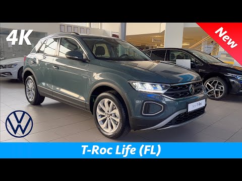 VW T-Roc Life 2022 - FIRST look in 4K | Facelift (Exterior - Interior) details, Price