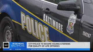 Violators of low-level offenses in Baltimore will be cited beginning in July, State's Attorney says
