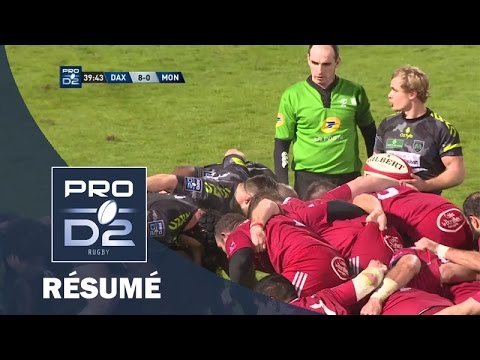 PRO D2 - Résumé Dax -Montauban: 21-17 - J19 - Saison 2015/2016